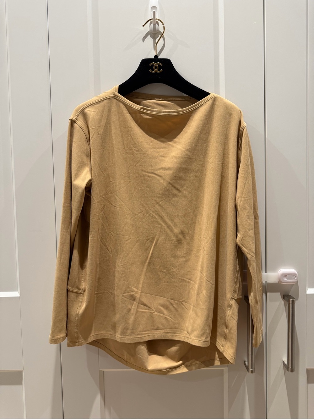 Lululemon Back in Action Long Sleeve Shirt Nulu | Pecan Tan | size 2